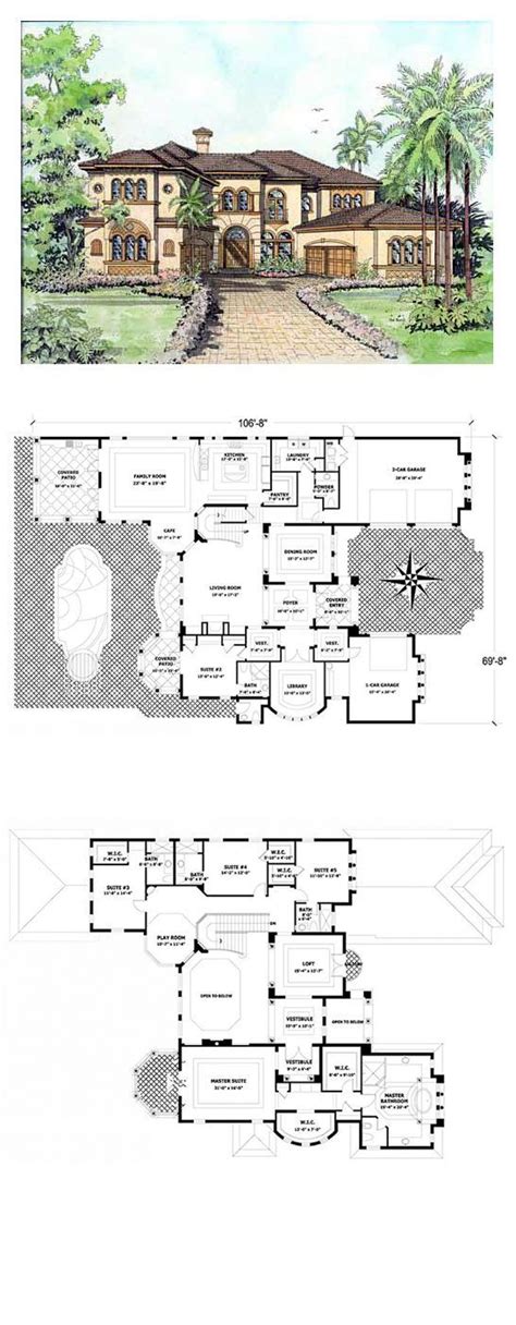 48 best Italian House Plans images on Pinterest | Italian houses ...