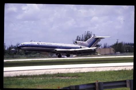 ORIGINAL FUJICHROME COLOUR Slide Eastern Airlines Boeing 727 200