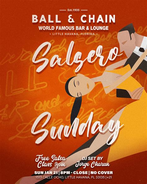 Jan 21 | Salsero Sunday at Ball & Chain | Miami Beach, FL Patch
