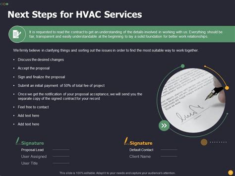 Hvac Services Proposal Powerpoint Presentation Slides Presentation