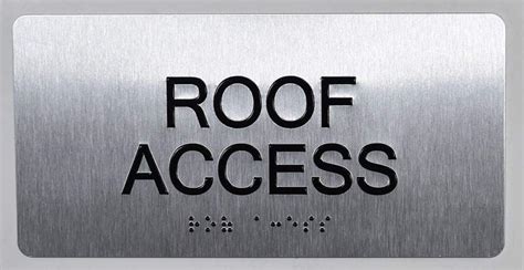 Amazon Elevator Mechanical Room Sign Tactile Touch Braille Sign