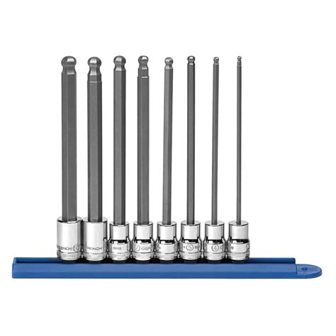 Gearwrench Drive Metric Long Ball Hex Bit Socket Set Mm