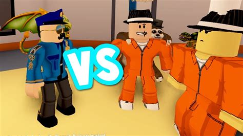 The Crew Becomes Cops And Robbers In Roblox Jailbreak Roleplay Youtube