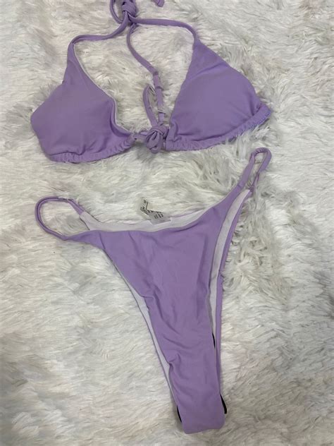 Bikini Malla Triangulo Lila Saldos Vip Tienda Virtual