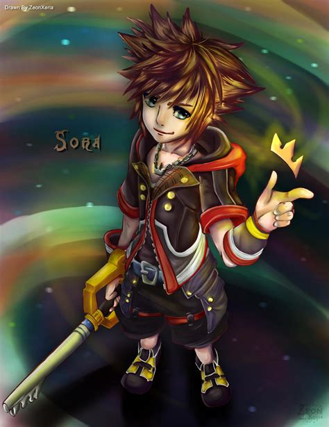 Sora - Kingdom Hearts III by ZeonXeria on DeviantArt