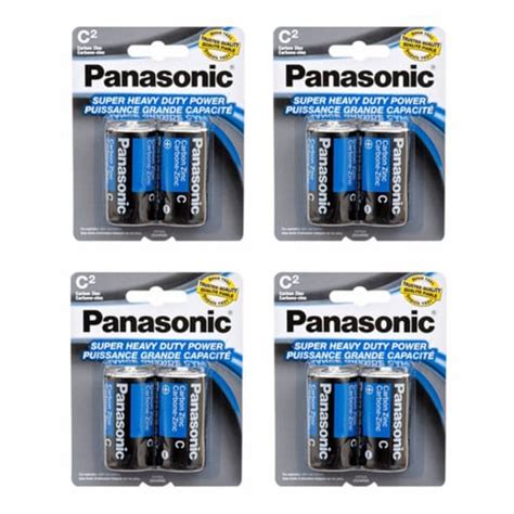 X Panasonic C Batteries Super Heavy Duty Carbon Zinc Battery V