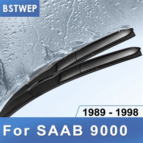 BSTWEP Wiper Blades For SAAB 9000 Fit Hook Arms 1989 1990 1991 1992