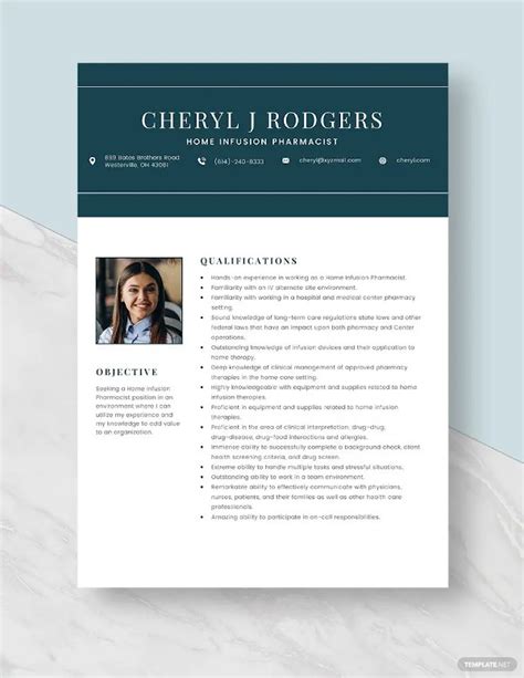 18 Pharmacist Resume Templates Pdf Doc