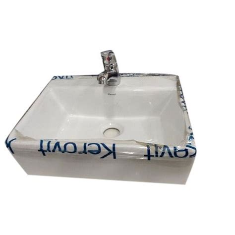 White Wall Mounted Kerovit Ceramic Wash Basin At Rs 1000 Piece In Pune