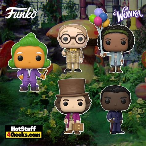 2023 NEW Willy Wonka The Chocolate Factory Funko Pops