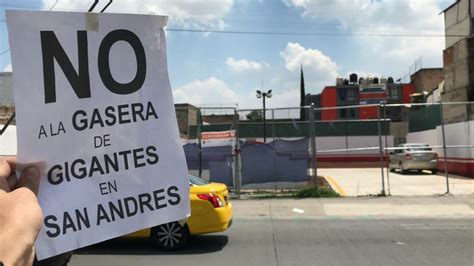 No A La Gasera Queremos Vivir En Una Colonia Segura Y Libre De