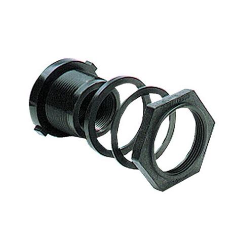 Cws Polypropylene Bulkhead Fitting 1 2 With Nut 1 Washer And 1 Epdm Gasket Car Wash Superstore