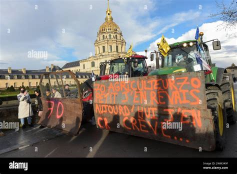 Paris France 23 février 2024 PHOTOPQR Ouest FRANCE Mathieu Pattier