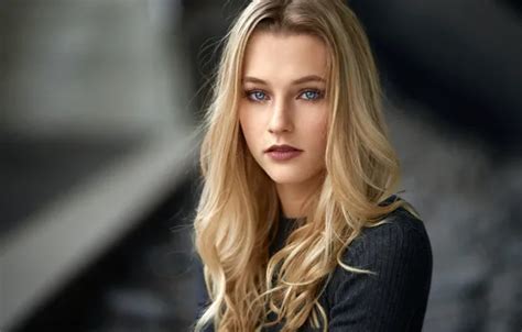 Wallpaper Look Model Portrait Makeup Hairstyle Blonde Beauty Bokeh For Mobile And Desktop