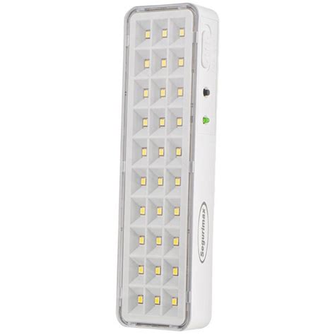 Lumin Ria De Emerg Ncia Led Bivolt Leds Lm Segurimax Madeiramadeira