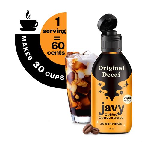 Javy Decaf Cold Brew And Iced Coffee Concentrate Decaf Instant Coffee