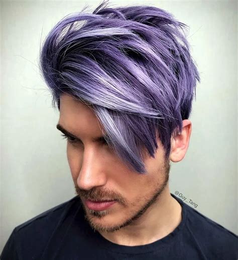 Purple Hair Men: You Might Like Purple Hair 2022 - Hair Loss Geeks