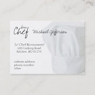 Chef Business Cards & Templates | Zazzle