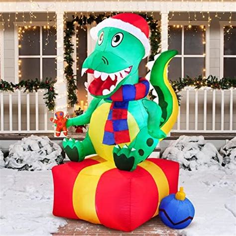 Joiedomi 6 5 Ft Long Christmas Inflatable Nativity Scene