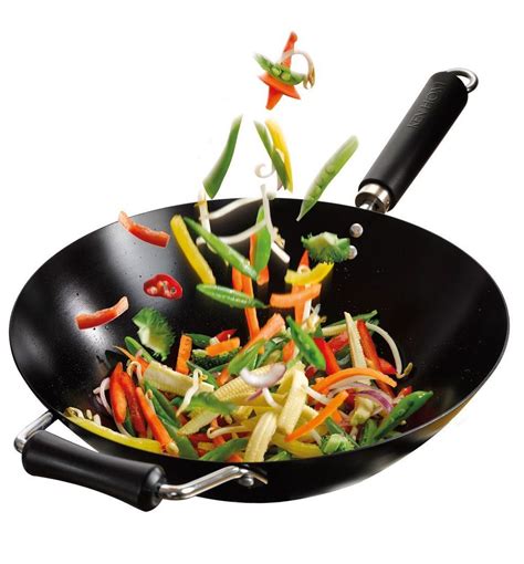 Ken Hom Excellence Non Stick Carbon Steel Wok At Mighty Ape Nz