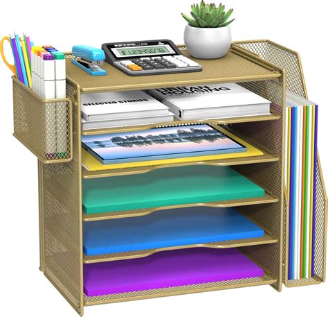 Amazon Spacrea Letter Tray Tier Desk Organizers And Accessories