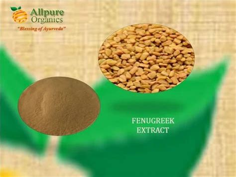 Allpure Organics Fenugreek Extract Packaging Type Hdpe Drum At Rs