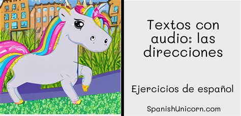 Textos Para Aprender Español Las Direcciones Con Audio