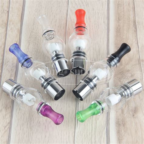 510 Thread Wax Vapor Atomizer Glass Globe Dome Vaporizer Pen E Cigarette Replacement Single Coil