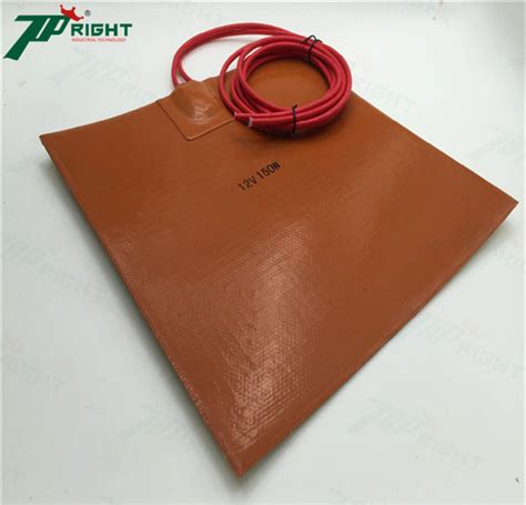 Electric Flexible Silicone Rubber Heating Element For Pad X Mm