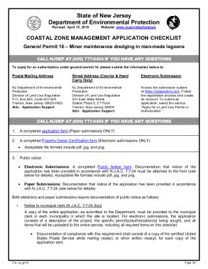 Fillable Online General Permit Minor Maintenance Dredging In Man