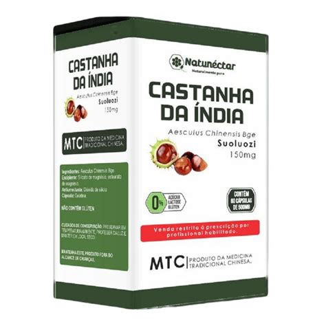 Castanha Da India Mg Cps Super Farm Cia E Drogaria Entrega