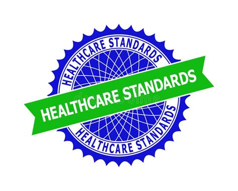 Healthcare Standards Bicolor Clean Rosette Template For Watermarks