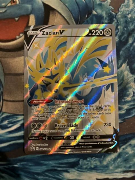 Pok Mon Tcg Zacian V Shiny Swsh Black Star Promos Swsh Holo Promo