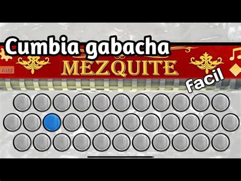 Cumbia Gabacha tutorial Fácil Acordeón Mezquite app Acordes Chordify