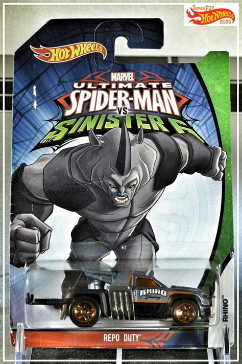 Super Fun Hot Wheels Blog HW Rhino Repo Duty Ultimate Spider Man Vs Sinister 6 Series