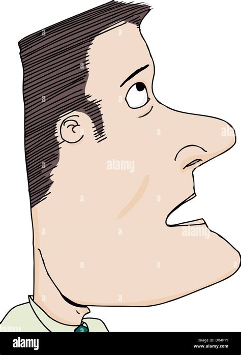 Cartoon Man Big Chin Hi Res Stock Photography And Images Alamy