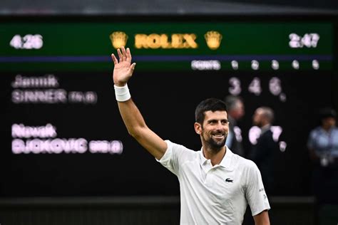 Tennis Tracker Djokovic batte Sinner in finale se la vedrà con