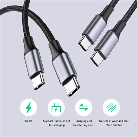 Кабел за данни и бързо зареждане Axroad Mall 3A PD 60W QC 4 0 USB