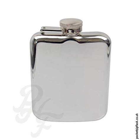 Oz Stainless Steel Cushion Hip Flask In Presentation Box Pocket Hip