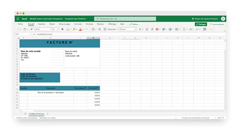 Modèles De Factures En Téléchargement Gratuit Excel And Word Exemples