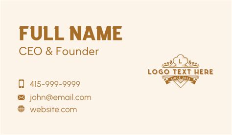 Gourmet Chef Toque Business Card Brandcrowd Business Card Maker