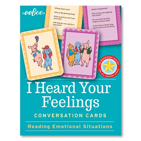 Eeboo I Heard Your Feelings Conversation Flash Cards Click On The Image