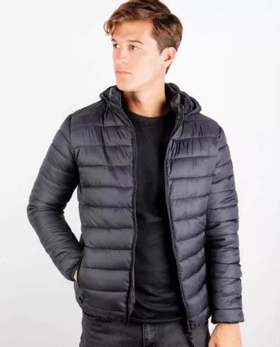 Campera Hombre Abrigo Inflable Con Piel Importada Buckingham