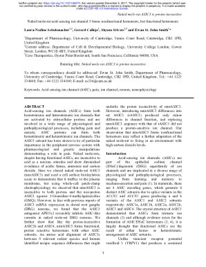 Fillable Online Naked Mole Rat Acid Sensing Ion Channel 3 Forms