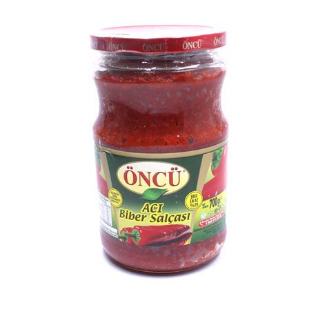 Oncu Hot Pepper Paste 700G Yaşar Halim Your Mediterranean Market London