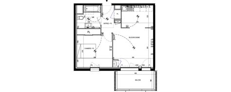 Plan Appartement T2 De 45 45 M² Neuf Résidence « Jardins De La Côte De