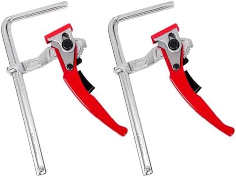 Lever Clamp Ratcheting Table Clamp Pack Quick Release Bar Clamp With