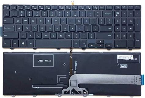 Wireless 111 Keys Dell Inspiron 3542 Laptop Keyboard, Size: Regular ...