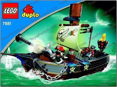 LEGO 7881 Duplo Pirate Ship Instructions and Parts List