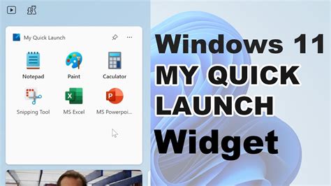 Introducing My Quick Launch Windows Widget Youtube